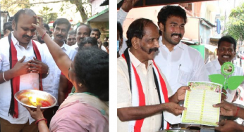 தேர்தல் 2021: மயிலாப்பூரில் திமுக, அதிமுக வேட்பாளர்கள் தீவிர வாக்கு சேகரிப்பு