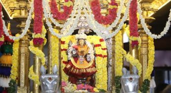 கபாலீஸ்வரர் கோவிலில் தங்கத் தேர் நீண்ட இடைவெளிக்கு பிறகு மீண்டும் ஓடியது.