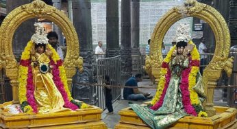 ஸ்ரீ கபாலீஸ்வரர் கோயில்: பன்னிரு திருமுறை திருவிழாவின் உச்சக்கட்டத்தை குறிக்கும் வகையில் ‘நால்வரின்’ பிரமாண்ட அலங்காரம்
