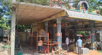 ஆர்.ஏ.புரம், வாலீஸ்வரன் தோட்டம் காலனியில் உள்ள கோவில் திருப்பணிக்கு நிதியுதவி கோரப்படுகிறது.